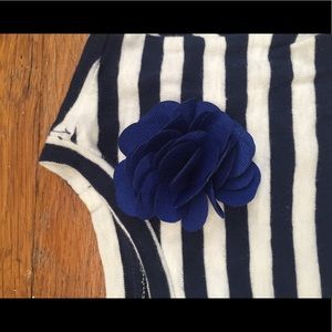 Crewcuts Girls striped t-shirt with flower